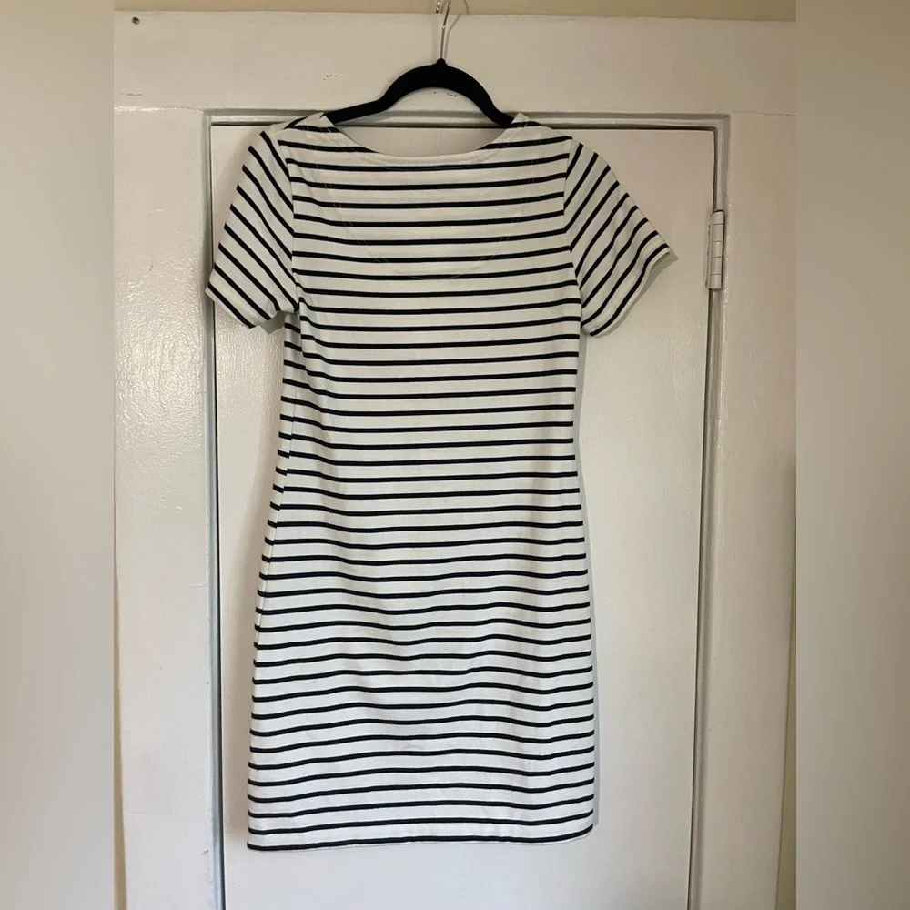 Joules‎ White striped dress size 4